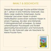 Vorschaubild 4 von Puzzle 99 Teile Osterhase Heißluftballon Kinder ab 7+