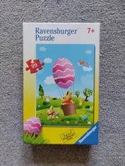Vorschaubild 2 von Puzzle 99 Teile Osterhase Heißluftballon Kinder ab 7+