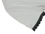 Vorschaubild 2 von Damen T-Shirt Spitze Weiß Gr. 36/S Kurzarm Baumwolle Freizeit