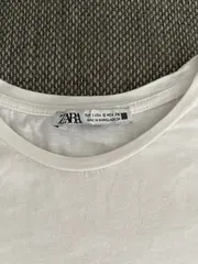 Vorschaubild 4 von Damen T-Shirt Spitze Weiß Gr. 36/S Kurzarm Baumwolle Freizeit
