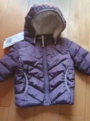 Vorschaubild 3 von Steppjacke Mädchen Gr. 56 Lila Casual Kapuze