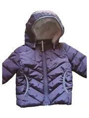 Vorschaubild 1 von Steppjacke Mädchen Gr. 56 Lila Casual Kapuze