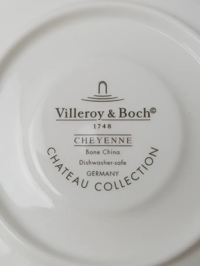 HEINRICH VILLEROY & BOCH Tasse und Unterteller Bild 3