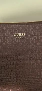 Vorschaubild 2 von 1981 Damen Umhängetasche Lila Logo-Print Kettenschulterriemen Elegant