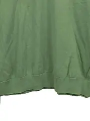 Vorschaubild 3 von Herren Pullover Langarm Uni Grün Gr. 42 Baumwolle Casual