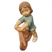 Vorschaubild 1 von Nina & Marco Figur Mädchen mit Roller Porzellan 14 cm