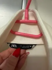 Vorschaubild 3 von Damen Steppjacke Gr. 38 M Modern Weiß Gesteppt