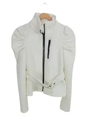 Vorschaubild 1 von Damen Steppjacke Gr. 38 M Modern Weiß Gesteppt