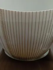 Vorschaubild 2 von Thomas Germany Kaffeetasse mit Untertasse Porzellan Braun Gestreift Modern