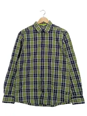 Vorschaubild 1 von Herren Freizeithemd kariert Langarm Baumwolle Gr. 48/M Mehrfarbig