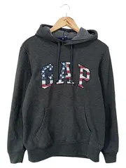 Vorschaubild 1 von Damen Kapuzenpullover Hoodie Grau Gr. 34/XS Casual Logo-Print