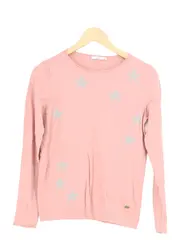 Vorschaubild 1 von Damen Sweatshirt Einheitsgröße Rosa Sterne Casual