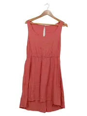 Vorschaubild 1 von Damen Sommerkleid Gr. 44 Rosa Casual Minikleid