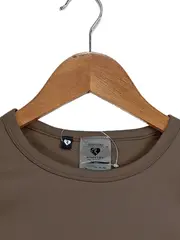 Vorschaubild 4 von Damen Sport Shirt Gr. 38/M Braun Kurzarm Cropped