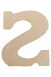 Vorschaubild 2 von Holz Buchstaben Zahlen Deko Rustikal Vintage Beige DIY Wanddeko
