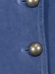 Vorschaubild 7 von Damen Blazer Gr. 36 S Blau Casual Baumwolle