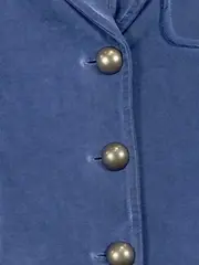 Vorschaubild 3 von Damen Blazer Gr. 36 S Blau Casual Baumwolle