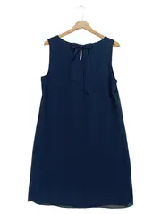 Vorschaubild 2 von Damen Freizeitkleid Gr. 38/M Blau Casual Ärmellos