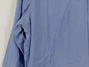 Vorschaubild 3 von Herren Business Hemd Gr. 42 Blau Gestreift Langarm Baumwolle
