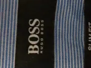 Vorschaubild 5 von Herren Business Hemd Gr. 42 Blau Gestreift Langarm Baumwolle