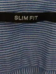 Vorschaubild 6 von Herren Business Hemd Gr. 42 Blau Gestreift Langarm Baumwolle