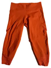 Vorschaubild 2 von Damen Sport Leggings 3/4 Orange Gr. S