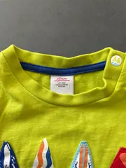 Vorschaubild 3 von Jungen T-Shirt Gr. 86 Grün Casual Surfboard Fun Waves