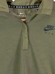 Vorschaubild 3 von Damen Poloshirt Gr. 36/S Oliv Sportlich Langarm