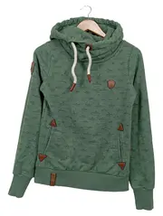 Vorschaubild 1 von Kapuzenpullover Damen 36/S Grün Maritim Hoodie Boote