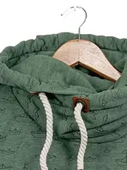 Vorschaubild 2 von Kapuzenpullover Damen 36/S Grün Maritim Hoodie Boote