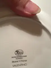 Vorschaubild 3 von Valentino Essteller Porzellan 26cm Weiß Elegant Festlich
