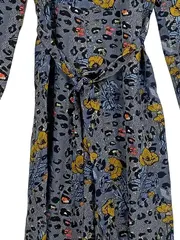 Vorschaubild 5 von Damen Jumpsuit Gr. 40 Mehrfarbig Bohemian Blumen Animal Print