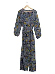Vorschaubild 1 von Damen Jumpsuit Gr. 40 Mehrfarbig Bohemian Blumen Animal Print