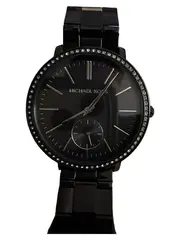 Vorschaubild 2 von Damenuhr MK-3566 Edelstahl Schwarz Strass Elegant