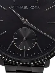Vorschaubild 5 von Damenuhr MK-3566 Edelstahl Schwarz Strass Elegant