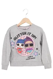 Vorschaubild 1 von L.O.L. SURPRISE! Kinder Sweatshirt Gr. 104 Grau Logo-Print Casual