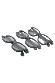 Vorschaubild 1 von 3D Brille Schwarz Modern Kino Heimkino Set 3 Stück