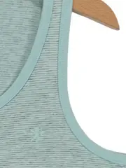 Vorschaubild 2 von Tanktop Mädchen Gr. 164 Türkis Meliert Baumwolle