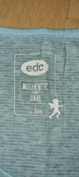 Vorschaubild 4 von Tanktop Mädchen Gr. 164 Türkis Meliert Baumwolle