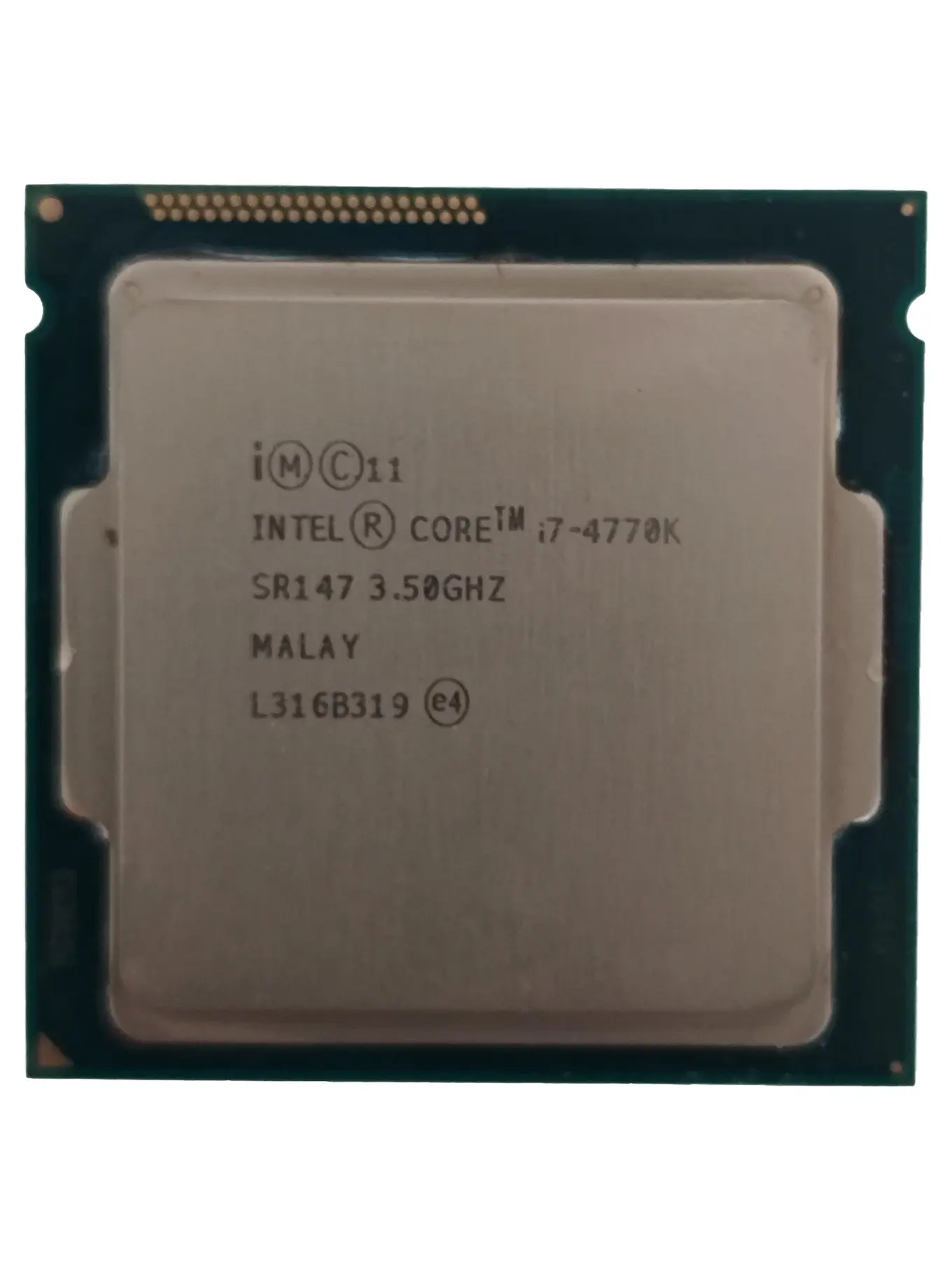 INTEL Core i7-4770K SR147 Prozessor CPU Desktop PC Silber