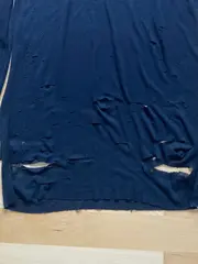 Vorschaubild 3 von Herren Langarmshirt Destroyed-Effekt Schwarz Gr. 46;S Casual