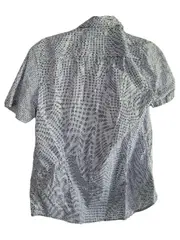 Vorschaubild 2 von Freizeithemd Herren M Blau Casual Kurzarm Hemd