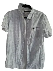 Vorschaubild 1 von Freizeithemd Herren M Blau Casual Kurzarm Hemd