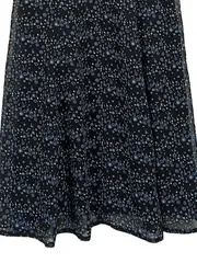 Vorschaubild 2 von Damen Sommerkleid Gr. 38 Schwarz Blumenmuster Feminin