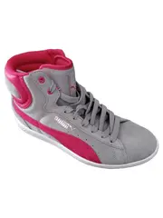 Vorschaubild 2 von Damen Sneaker High Top Grau Pink Wildleder Gr. 39 Sportschuhe
