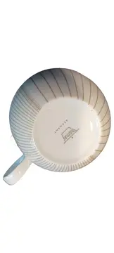 Vorschaubild 3 von Thomas Kaffeetasse Untertasse Porzellan Beige Gestreift Modern 7cm