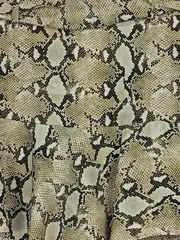 Vorschaubild 3 von Basic Damen Minirock Schlangenmuster Gr. S/36 Beige Animal-Print