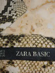 Vorschaubild 5 von Basic Damen Minirock Schlangenmuster Gr. S/36 Beige Animal-Print