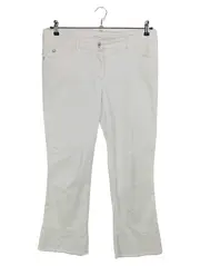 Vorschaubild 1 von Damen Jeans Regular Fit Gr. 40 L Weiß Casual