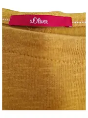 Vorschaubild 4 von Damen Bluse Gr. 40 Gelb Casual Baumwolle Polyester Viskose